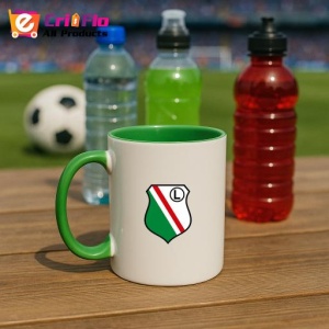 Cana Legia Warsaw Polonia , cu logoul stema echipei, Cadoul Perfect - Img 21