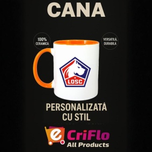 Cana Lille LOSC Franta , cu logoul stema echipei, Cadoul Perfect - Img 40