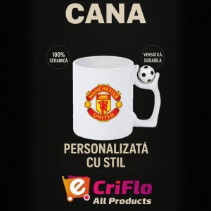 Cana Manchester United FC Anglia , cu logoul stema echipei, Cadoul Perfect - Img 13