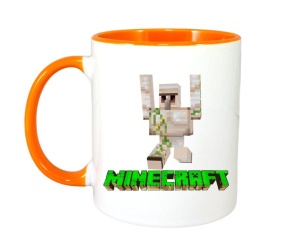 Cana Minecraft Golem Alb