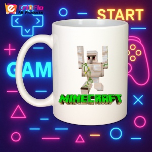 Cana Minecraft Golem Alb - Img 10