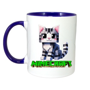 Cana Minecraft Pisica Gri - Img 5