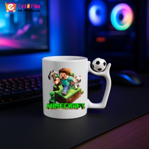 Cana Minecraft Steve Cu Pisica - Img 9