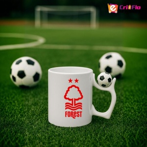 Cana Nottingham Forest FC Anglia , cu logoul stema echipei, Cadoul Perfect - Img 10