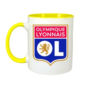 Cana Olympique Lyonnais Franta , cu logoul stema echipei, Cadoul Perfect - Img 5
