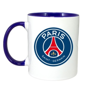 Cana Paris Saint Germain Franta , cu logoul stema echipei, Cadoul Perfect - Img 4
