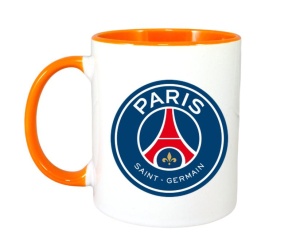 Cana Paris Saint Germain Franta , cu logoul stema echipei, Cadoul Perfect - Img 7