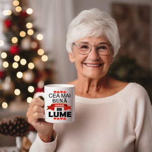 Cana personalizata Cea mai buna Mama din lume - Img 3