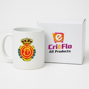 Cana Rcd mallorca Spania , cu logoul stema echipei, Cadoul Perfect - Img 14