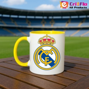 Cana Real Madrid CF Spania , cu logoul stema echipei, Cadoul Perfect - Img 32