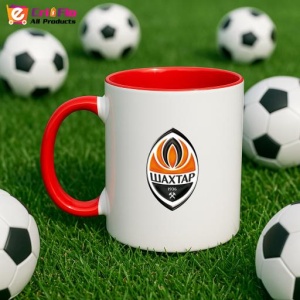 Cana Shakhtar Donetsk Ucraina , cu logoul stema echipei, Cadoul Perfect - Img 46