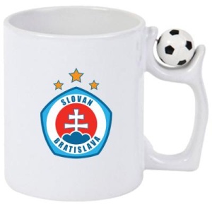 Cana SK Slovan Bratislava Slovacia , cu logoul stema echipei, Cadoul Perfect