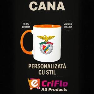 Cana SL Benfica Portugalia , cu logoul stema echipei, Cadoul Perfect - Img 40
