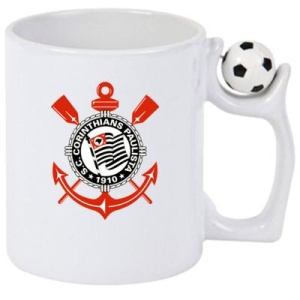 Cana Sport Club Corinthians Paulista Brazilia , cu logoul stema echipei, Cadoul Perfect
