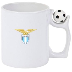 Cana SS Lazio Italia , cu logoul stema echipei, Cadoul Perfect