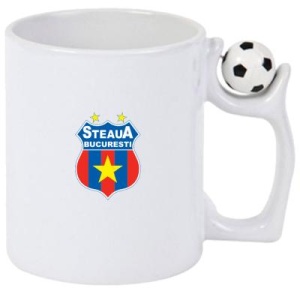 Cana Steaua Bucuresti , cu logoul stema echipei, Cadoul Perfect