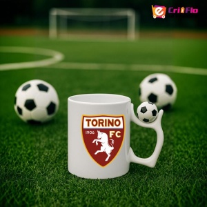 Cana Torino FC Italia , cu logoul stema echipei, Cadoul Perfect - Img 10