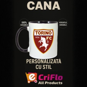 Cana Torino FC Italia , cu logoul stema echipei, Cadoul Perfect - Img 35
