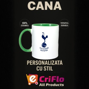 Cana Tottenham Hotspur Anglia , cu logoul stema echipei, Cadoul Perfect - Img 20