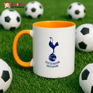 Cana Tottenham Hotspur Anglia , cu logoul stema echipei, Cadoul Perfect - Img 43
