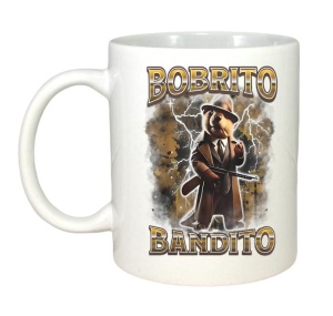 Cana Tralalero TraLaLa cu Bobrito Bandito Funny Italian Brainrot Meme Humor - Img 2