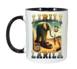 Cana Tralalero TraLaLa cu Lirili Larila Funny Italian Brainrot Meme Cactus Elephant - Img 4