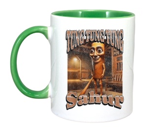 Cana Tralalero TraLaLa cu Tung Tung Sahur Funny Italian Brainrot Meme Graphic 1V - Img 3
