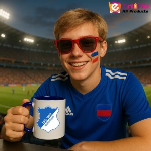 Cana TSG Hoffenheim Germania , cu logoul stema echipei, Cadoul Perfect - Img 26