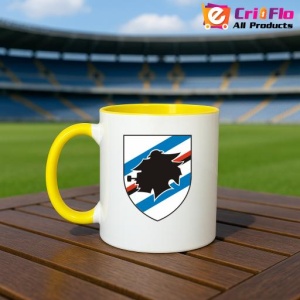 Cana UC Sampdoria Italia , cu logoul stema echipei, Cadoul Perfect - Img 32