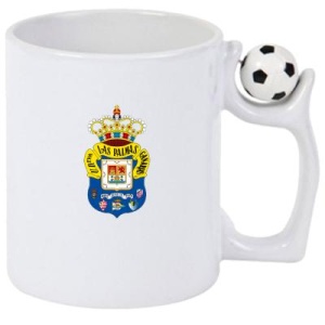 Cana UD Las Palmas Spania , cu logoul stema echipei, Cadoul Perfect