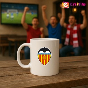 Cana Valencia_CF Spania , cu logoul stema echipei, Cadoul Perfect - Img 18