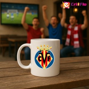 Cana Villarreal_CF Spania , cu logoul stema echipei, Cadoul Perfect - Img 18