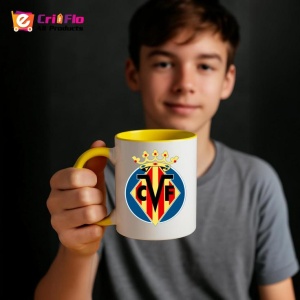 Cana Villarreal_CF Spania , cu logoul stema echipei, Cadoul Perfect - Img 33