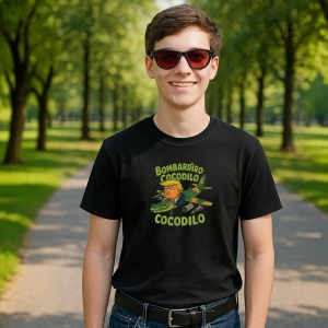 Crocodilo Trump ** Tricou Tralalero Tralala Copii | Dama | Barbat - Img 10