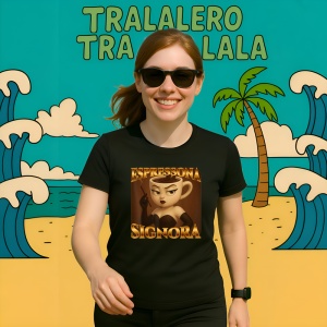 Espressona Signora ** Tricou Tralalero Tralala Copii | Dama | Barbat - Img 11