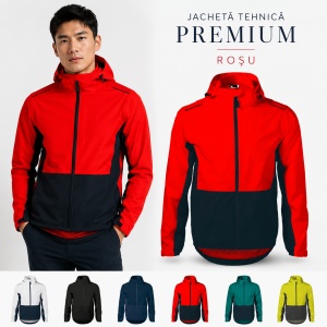 Geacă tip Jachetă Impermeabilă Bărbați cu Glugă Detașabilă, Windproof – Rainbow 538 - Img 15