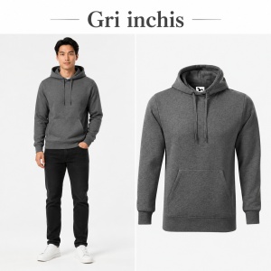 Hanorac Bărbat Malfini Cape 413, 65% Bumbac, 320 g/m², Glugă cu Șnur, Buzunar Marsupiu, 21 Nuanțe, Mărimi S–5XL - Img 20