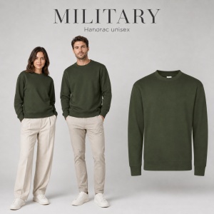 Hanorac Tip Bluză Unisex pentru Damă și Bărbați – 60% Bumbac, Interior Pieptănat, 280 g/m², S–5XL - Img 18