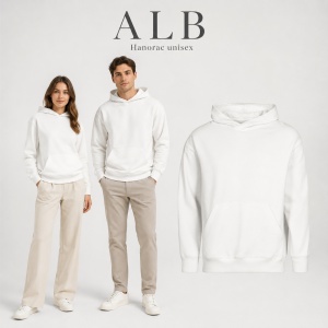 Hanorac Unisex Damă și Bărbați cu Glugă – 60% Bumbac, Interior Pieptănat, 280 g/m², XS–4XL - Img 11