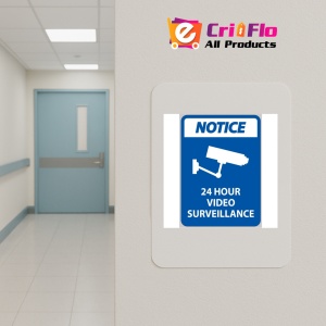 Indicator 24 Hour Surveillance Sign, Sticker autocolant - Img 4