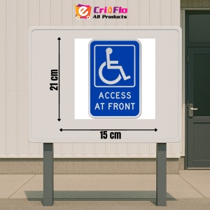 Indicator Access At Front Sign, Sticker autocolant - Img 2