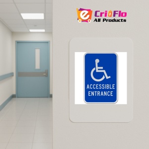 Indicator Accessible Entrance, Sticker autocolant - Img 4