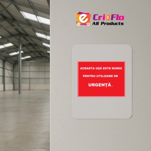 Indicator Aceasta usa este numai pentru utilizare de urgenta, Sticker autocolant - Img 4