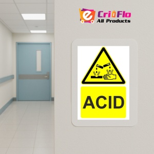 Indicator Acid indicator de avertizare, Sticker autocolant - Img 5