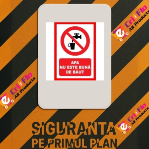 Indicator Apa nu este buna de baut, Sticker autocolant - Img 2