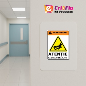 Indicator Atentie la linia hidraulica, Sticker autocolant - Img 5
