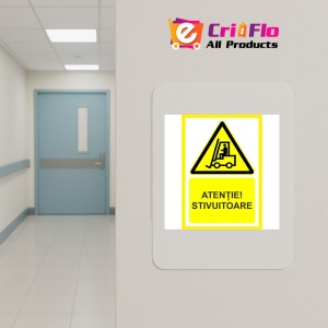 Indicator Atentie stivuitoare, Sticker autocolant - Img 5