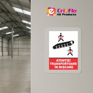 Indicator Atentie transportoare in miscare (2), Sticker autocolant - Img 4