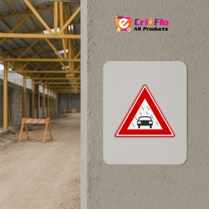 Indicator Avertisment vizibilitate slaba, Sticker autocolant - Img 5