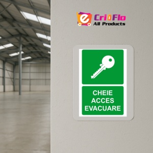 Indicator Cheie acces evacuare v1, Sticker autocolant - Img 4